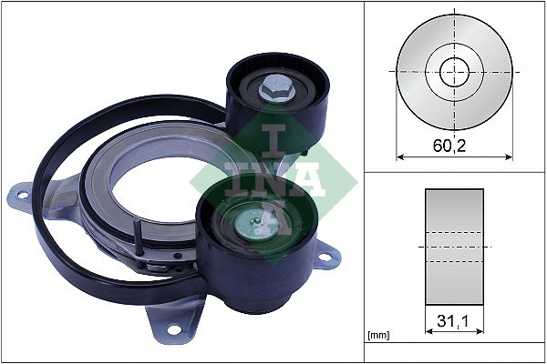 Przestawiacz wałka rozrządu do Volvo, 534 0814 10, INA w ofercie sklepu e-autoparts.pl 